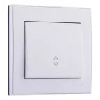 Выключатель RAIN проходной белый