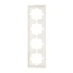 ZIMA Рамка 4-ая универсальная, слоновая кость Lezard 704-9000-149