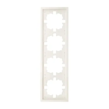 ZIMA Рамка 4-ая универсальная, слоновая кость Lezard 704-9000-149