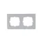 KARINA Рамка 2-ая горизонтальная б/вст белая (10шт/120шт)