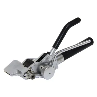 Инструмент для натяжения и резки стальной ленты с храповым механизмом