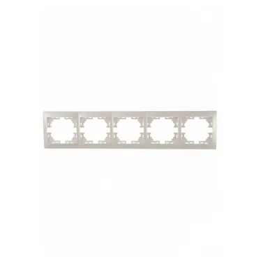 Мира Рамка 5 постов горизонтальная жемчужно-белый перламутр без вставок