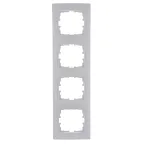 KARINA Рамка 4-ая вертикальная б/вст жемчужно-белый перламутр (10шт/120шт)