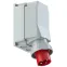 Вилка настенная 125А/400V/3P+E/IP67