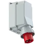Вилка настенная 125А/400V/3P+E/IP67