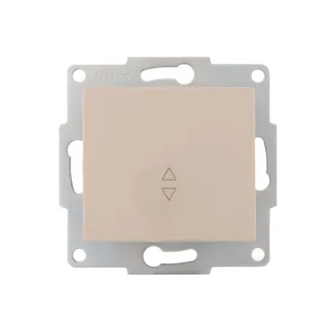 KARINA Выключатель проходной крем (10шт/120шт)