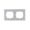 KARINA Рамка 2-ая горизонтальная б/вст жемчужно-белый перламутр (10шт/120шт)