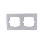 KARINA Рамка 2-ая горизонтальная б/вст жемчужно-белый перламутр (10шт/120шт)