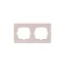 KARINA Рамка 2-ая горизонтальная б/вст крем (10шт/120шт)