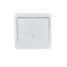 VIOLA Выключатель проходной белый (12шт/144шт)