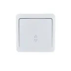 VIOLA Выключатель проходной белый (12шт/144шт)