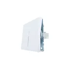 ZIMA Выключатель проходной с подсветкой белый безвинтовой зажим/клемма LEZARD