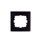 KARINA Рамка 1-ая горизонтальная б/вст чёрный бархат (20шт/240шт)