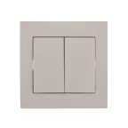 Выключатель RAIN двойной белый