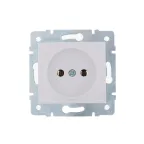                  KARINA Розетка б/з ПБТ белая (10шт/120шт)
               