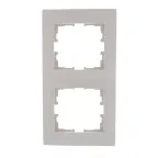KARINA Рамка 2-ая вертикальная б/вст крем (10шт/120шт)