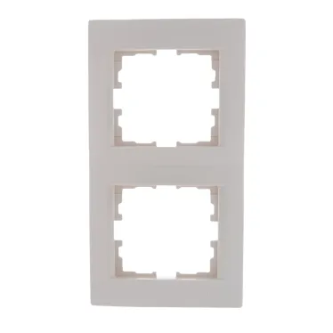 KARINA Рамка 2-ая вертикальная б/вст крем (10шт/120шт)