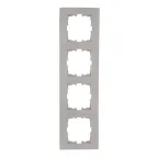 KARINA Рамка 4-ая горизонтальная б/вст крем (10шт/120шт)