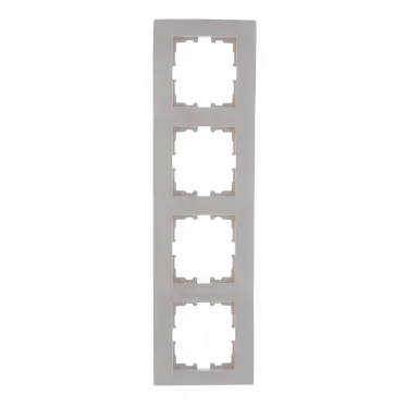 KARINA Рамка 4-ая горизонтальная б/вст крем (10шт/120шт)