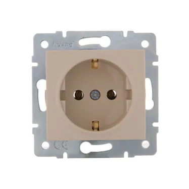 KARINA Розетка с/з ПБТ крем (10шт/120шт)