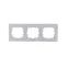KARINA Рамка 3-ая горизонтальная б/вст жемчужно-белый перламутр (10шт/120шт)