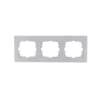 KARINA Рамка 3-ая горизонтальная б/вст жемчужно-белый перламутр (10шт/120шт)