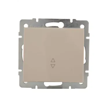 Выключатель RAIN проходной крем механизм