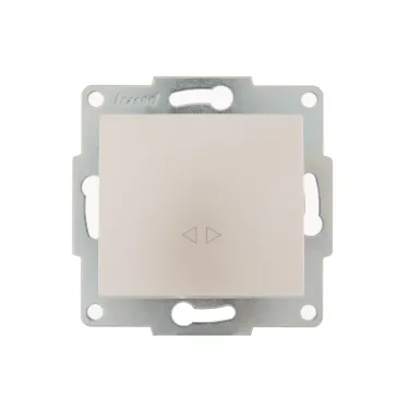 KARINA Выключатель промежуточный жемчужно-белый перламутр (10шт/120шт)