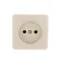 VIOLA Розетка б/з керамика крем (12шт/144шт)