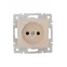 KARINA Розетка б/з керамика крем (10шт/120шт)