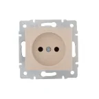                  KARINA Розетка б/з керамика крем (10шт/120шт)
               