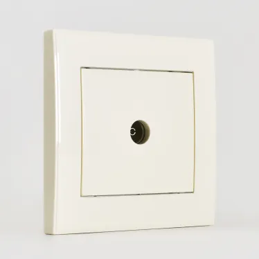 Розетка RAIN ТВ оконечная крем