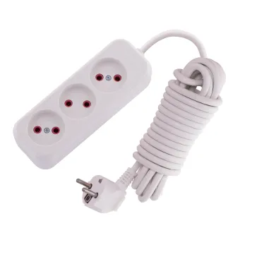 Удлинитель 3 розетки 5м без заземления