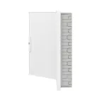 Щиток 36 мод встраиваемый для полых стен слаботочный FRAME, белый, с белой дверцей, с монтажной платой, в комплекте с 2 розетками Viva (арт. 45005) и 2 коробками PDD (арт. 10033)