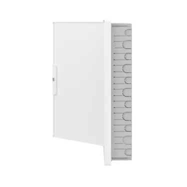 Щиток 36 мод встраиваемый для полых стен слаботочный FRAME, белый, с белой дверцей, с монтажной платой, в комплекте с 2 розетками Viva (арт. 45005) и 2 коробками PDD (арт. 10033)