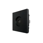 ZIMA Розетка ТВ оконечная черный бархат LEZARD