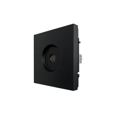 ZIMA Розетка ТВ оконечная черный бархат LEZARD