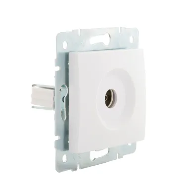 KARINA Розетка ТВ оконечная белая (10шт/120шт)