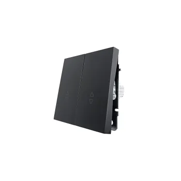 ZIMA Выключатель проходной 2-ой черный бархат безвинтовой зажим/клемма LEZARD