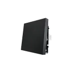 ZIMA Выключатель проходной черный бархат безвинтовой зажим/клемма LEZARD