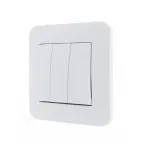 KARINA Выключатель тройной белый (10шт/120шт)