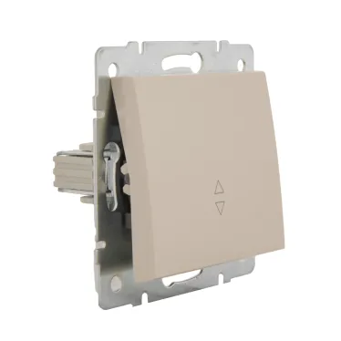 Выключатель RAIN проходной крем механизм