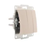 KARINA Выключатель тройной крем (10шт/120шт)