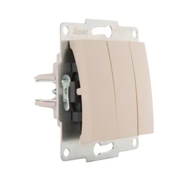 KARINA Выключатель тройной крем (10шт/120шт)