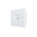 ZIMA Розетка телефонная евро белая Lezard 704-0288-137