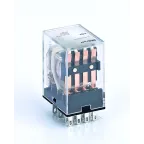 Промежуточное реле 4 контакта с LED индикацией 5А 127В AC ПР-102