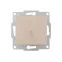 KARINA Выключатель проходной жемчужно-белый перламутр (10шт/120шт)