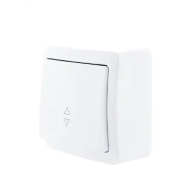 VIOLA Выключатель проходной белый (12шт/144шт)