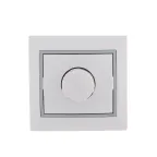 MIRA Диммер 800Вт белый с серой вставкой