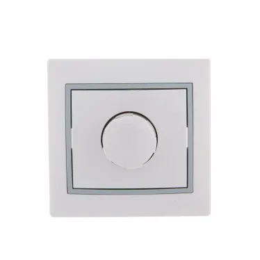 MIRA Диммер 800Вт белый с серой вставкой